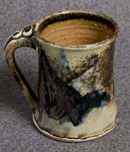 Shino glazed mug