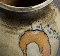 closeup of vase