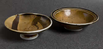 Bowl and Lid Shino fired
